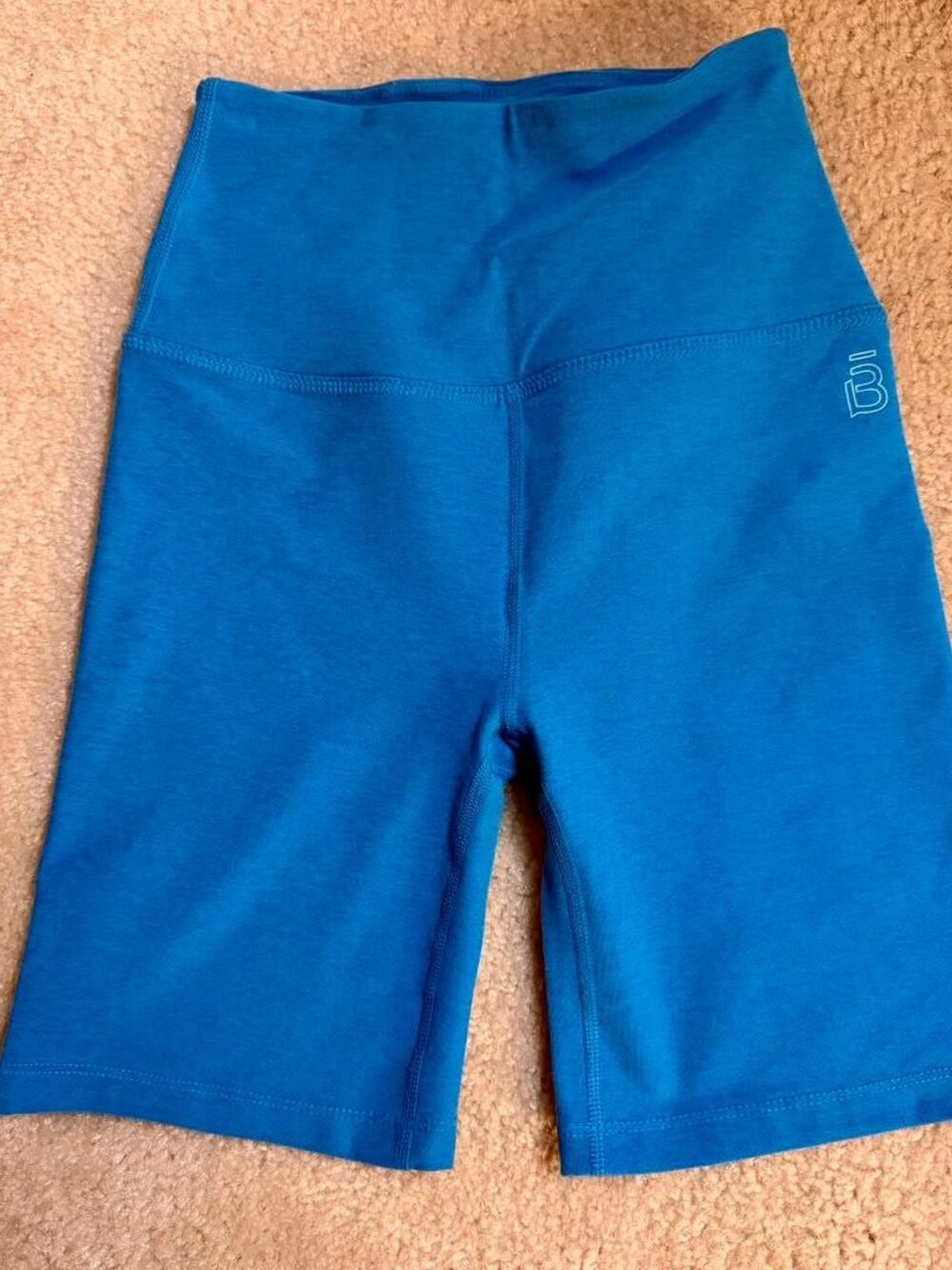 Tavi Blue High Rise Biker Shorts Size S NWOT